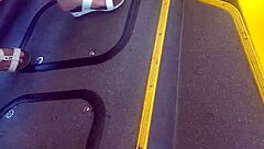 Mature Candid Foot Play