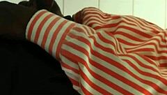 Black Gay Guy Boldly Strokes Cock At Public Urinal