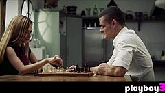 I saw the Russian milf jump on her husband's big dick. It was so exciting!