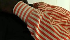 Black Gay Guy Boldly Strokes Cock At Public Urinal