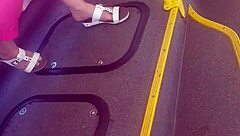 Mature Candid Foot Play