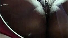 Ebony Plays With Pussy Until Orgasm.