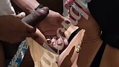 Old cuckold watches prostitute get fucked hard!