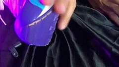 Blonde babe shows off her nike air feet.