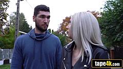 dumb blonde hungarian cuckolds her jealous boyfriend for cash