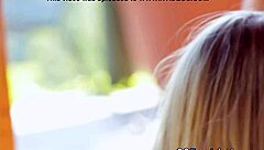 European babe receives intense cumshot