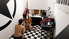 Dominatrix Nika Enjoys Wild Night With Two Bound Slaves