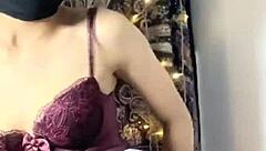 I enjoy the tempting uniform with open crotch stockings