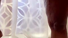 Cum to the shower head