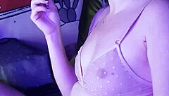 Stepsister Smokes Naked Seductively