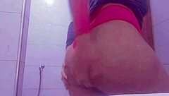 Indian milf with big tits and ass in massage and fucking