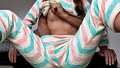 asian stepdad teases small 18+ boobs skinny babe