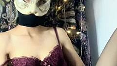 I enjoy the tempting uniform with open crotch stockings