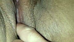 licking asian pussy with fingers in cunilingus masturbation