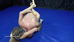 watch shona river humiliate the guy while wrestling?