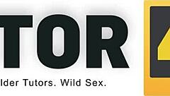 Mature teacher bent over, gets doggystyle fucked by young 18+ student in tutoring session