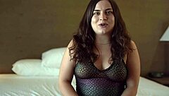 sexy petite teen in interracial casting session