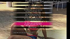 beach fuck makes hot girl cum