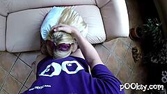 Look at this big ass in pantyhose, I'm sucking and deepthroating that cock