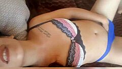 Solo Latina dancer pleases herself with sensual moves