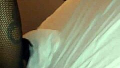 Blacchammer licks Exzotickhandi's pussy in lingerie?