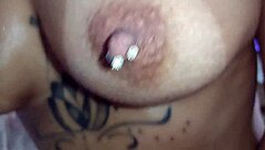 Newcomer with a big booty gets a blowjob and ass ride at her neighbor's living room