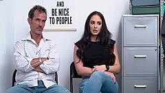 Sheena Ryder caught stealing as brunette milf