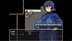 Asian babe Izumi's handjob skills take center stage in this sci-fi hentai game