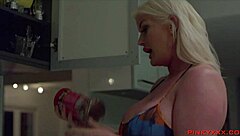 julie cash with brickzilla, my big tits and ass nightmare in interracial sex