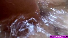 Shyla Jennings and Jenna Sativa in homemade lesbian sex tape with licking and fingering