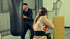 Horny Gay Couple Riding Close Up in Cowgirl