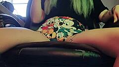 Old stepsister lights cigarette in sexy fetish smoking scene!