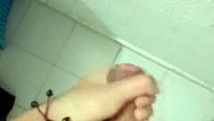 Intense Solo Pleasure In The Bathroom