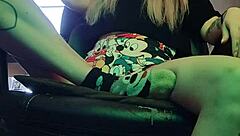 Old stepsister lights cigarette in sexy fetish smoking scene!