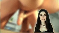 Animated shemales in 69 pose sucking dicks for futa cum