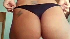 Brazilian wife Agatha's sensual undressing and cuckoldry at work