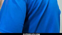 Redhead MILF gets naughty with another man while her husband is away