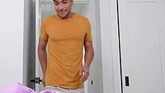 Sensual handjob and tit play