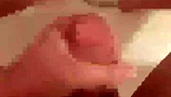 in this greek european scene, a woman gives a handjob to a guy, stroking his cock slowly at first then faster, building up to a messy cumshot.