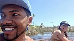 innocent babe meets monster cock on nudist beach