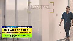 Blonde masturbates with her latina lesbian friends at gg mansion!