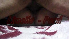 Peruvian man fucks chubby woman