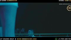 Blonde masturbates with her latina lesbian friends at gg mansion!