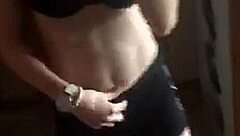 Blonde Girl Records Herself In The Bathroom Webcam Show