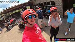 atv tour with thai girlfriend led to fucking