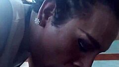 obedient travesti performing oral
