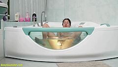 Katty West's sensual bath time includes self-pleasure and toys