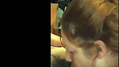 Sexy milf gives the best blowjob to monster cock.