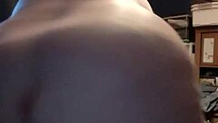 Intense Anal Fucking with 12 Inch Dildo