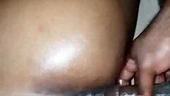Is this creamy thick ebony ready for rough black cock?